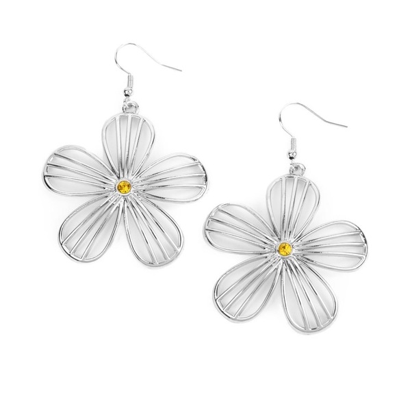 Meadow Musical - Yellow Earrings - Picture 3 of 3